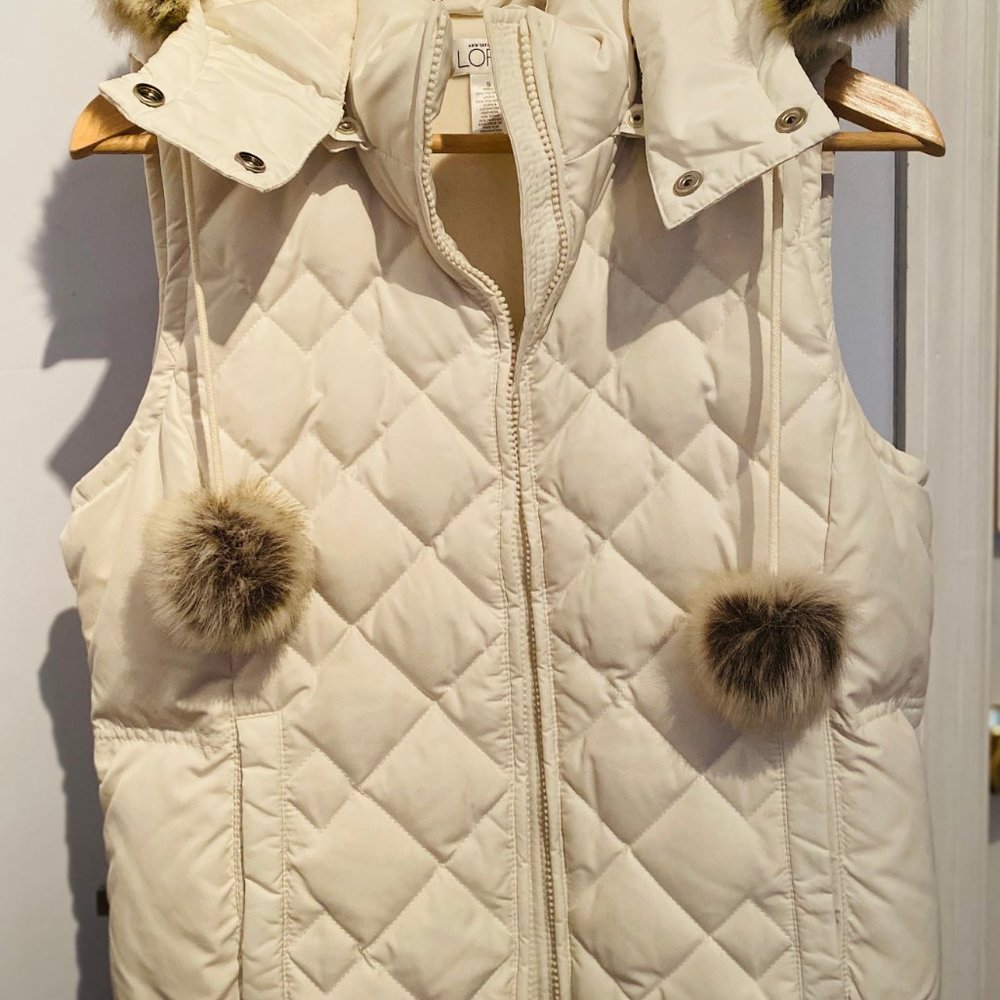 Ann Taylor loft Down Vest Jacket - Picture 2 of 5